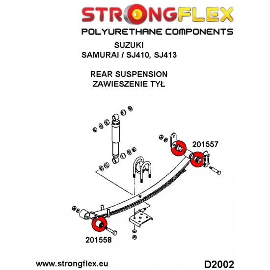 206156A: Front and rear suspsnsion kit SPORT