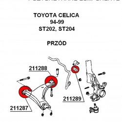 211289B: Front anti roll bush