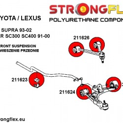 211626A: Tuleja wahacza frontego górnego SPORT