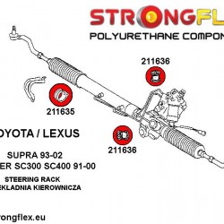 211635A: Steering clamp bush SPORT