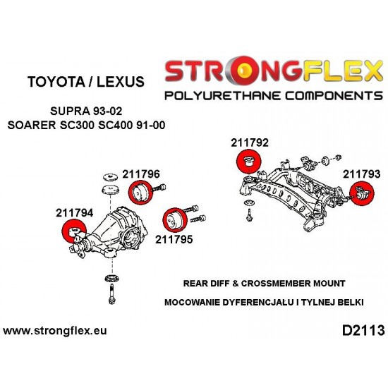 211794B: Rear diff mount - front bush