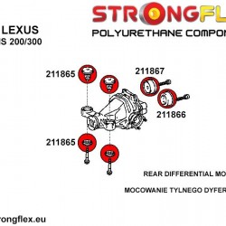 211867A: Tuleja tylnego dyferencjału - rear SPORT