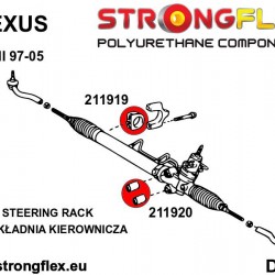 211920A: Steering rack mount bush SPORT