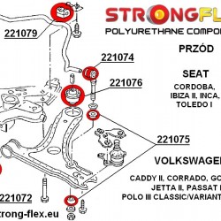221079B: Anti roll bar bush