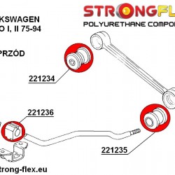 221236B: Front anti roll bar bush
