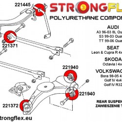 221445B: Rear anti roll bar bush