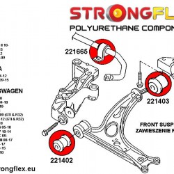 221665A: Tuleja stabilizatora przedniego SPORT