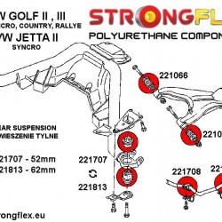 221708B: Rear anti roll bar inner bush