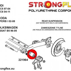 221964A: Rear beam bush SPORT