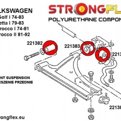 226207A: Suspension bush kit SPORT