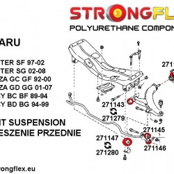 271145B: Front anti roll bar link bush