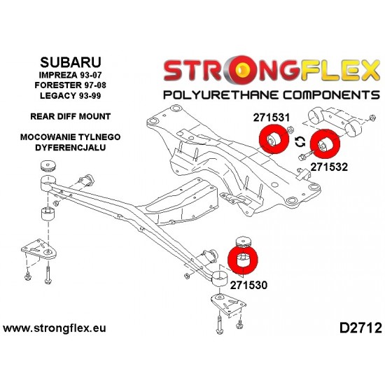 271531B: Rear diff mounting bush