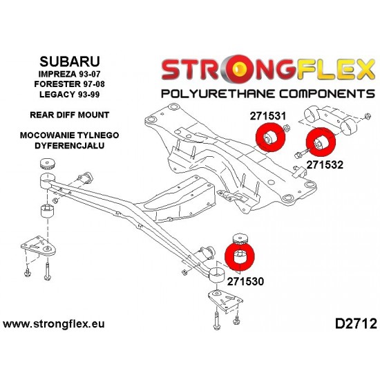 276146B: Full suspension bush kit