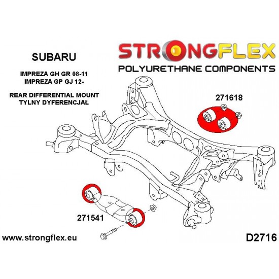 276166B: Full suspension bush kit