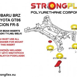 276182A: Zestaw wkładek tylnej belki SPORT