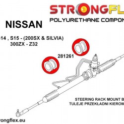 281261A: Steering rack mount bush SPORT
