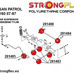 281485B: Rear anti roll bar bush