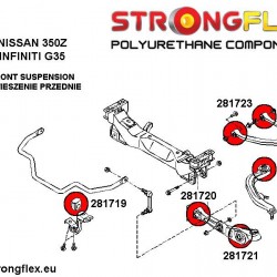 281719A: Front anti roll bar bush SPORT