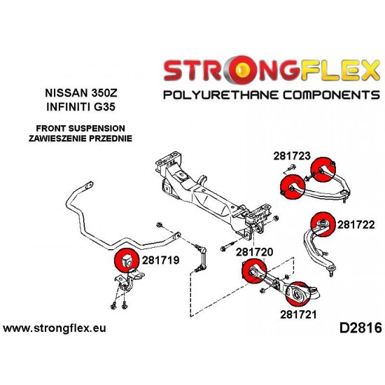 281720A: Front lower inner arm bush SPORT