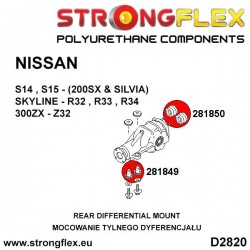 281850B: Tuleja tylnego dyferencjału - rear