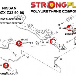 281957A: Front upper arm - upper bush SPORT