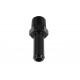 3/8 NPT to 12-13mm (1/2) Push On Barb Tail Hose Pipe Fitting Adapter Fuel Black
