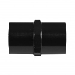 3/8 NPT to 3/8 NPT Straight Female Coupler Union Bush Oil Hose Fitting Adapter Black