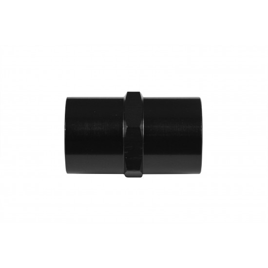 3/8 NPT to 3/8 NPT Straight Female Coupler Union Bush Oil Hose Fitting Adapter Black
