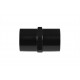 3/8 NPT to 3/8 NPT Straight Female Coupler Union Bush Oil Hose Fitting Adapter Black