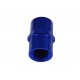 3/8 NPT to 3/8 NPT Straight Female Coupler Union Bush Oil Hose Fitting Adapter Blue