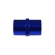 3/8 NPT to 3/8 NPT Straight Female Coupler Union Bush Oil Hose Fitting Adapter Blue