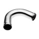 Aluminum elbow 135st 63mm, 30cm