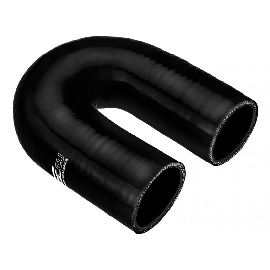 Silicone elbow 180' 45mm Black