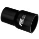Silicone straight reducer 19/32mm Black