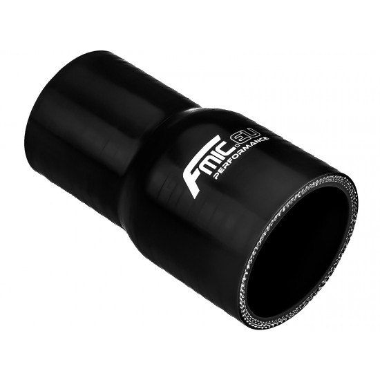 Silicone straight reducer 19/32mm Black