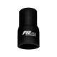 Silicone straight reducer 28/30mm Black
