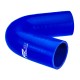 Silicone elbow 135' 63mm Blue
