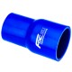 Silicone straight reducer 13/16mm Blue