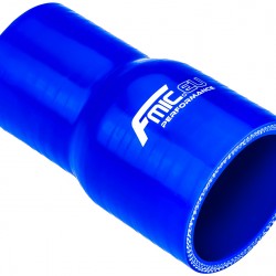 Silicone Straight Reducer 76/89mm Blue