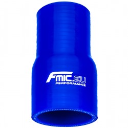 Silicone straight reducer 83/89mm Blue