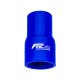 Silicone straight reducer 22/30mm Blue