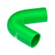 Silicone elbow 135' 57mm Green
