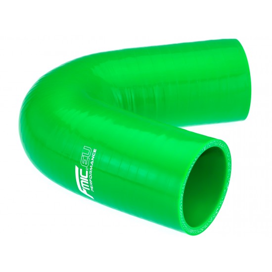 Silicone elbow 135' 57mm Green