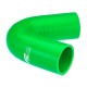 Silicone elbow 135' 57mm Green