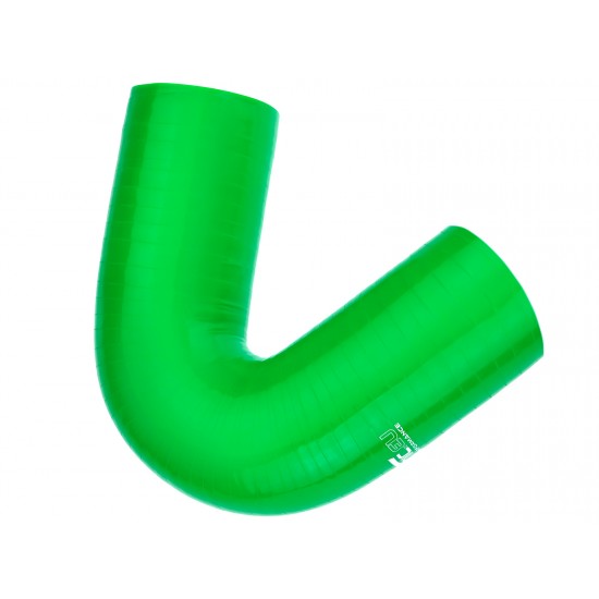 Silicone elbow 135' 57mm Green