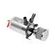 Aluminum Baffled 3-Port Oil Catch Can / Tank / Air-Oil Separt With Filter