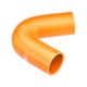Silicone elbow 135' 60mm Orange