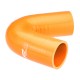 Silicone elbow 135' 60mm Orange