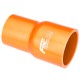 Silicone straight reducer 19/28mm Orange
