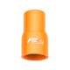 Silicone straight reducer 19/28mm Orange